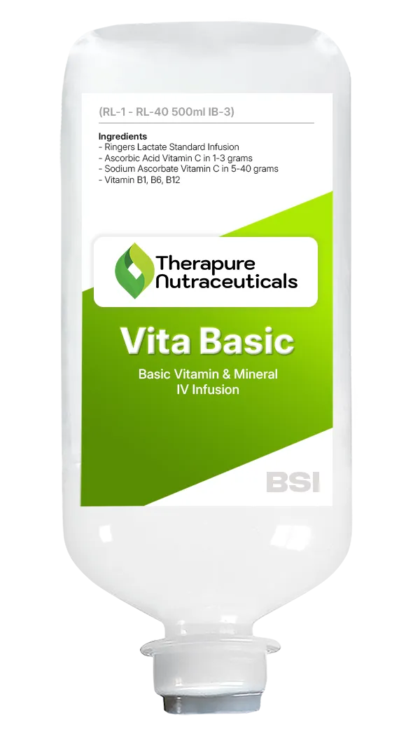 Vita Basic - Basic Vitamin IV Drip Infusion