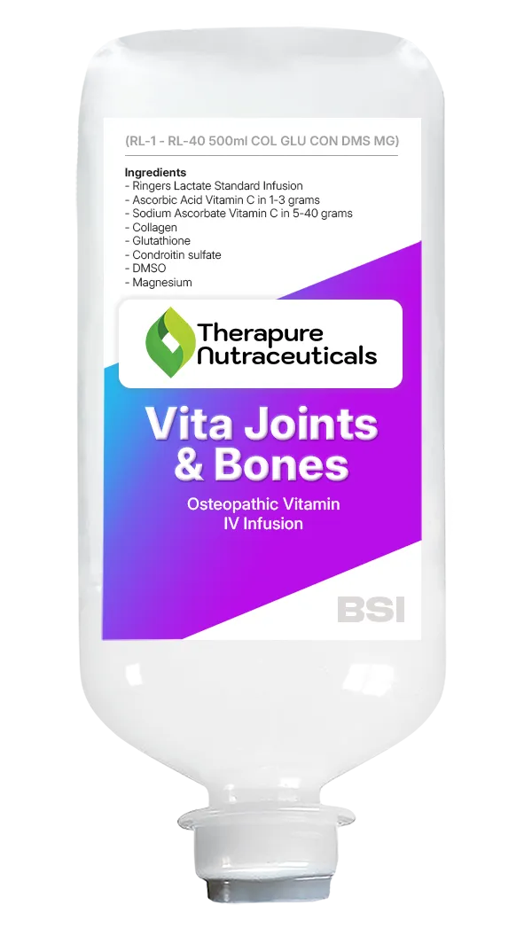 Vita Joints & Bones IV Infusion Series - Osteopathic Vitamin IV Drip Therapy